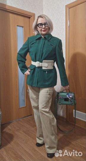 Пальто женское укороченное