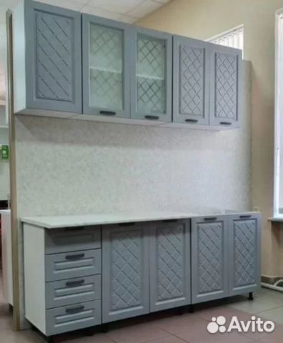 Кухонный гарнитур Агава белый/Антрацит 2,0 м