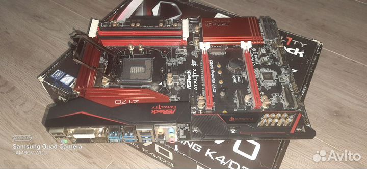 Asrock Fatal1ty Z170 Gaming K4/D3, нерабочая