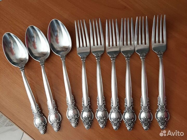 Мельхиор Столовые Троянда