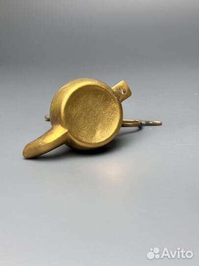 Лампа масляная бронза