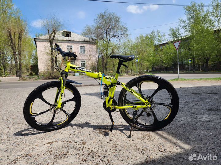 Велосипед на литых дисках dinos super