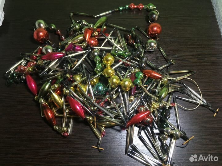 Елочные игрушки СССР. Пакет стекляруса