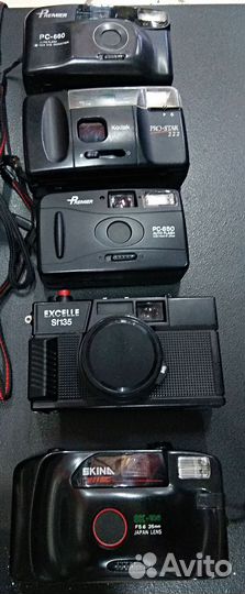 Плёночный фотоаппарат коллекция 15 штук