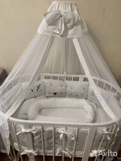 Балдахин в кроватку с держателем