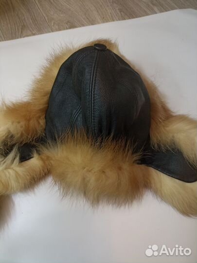 Женская шапка ушанка натуральная