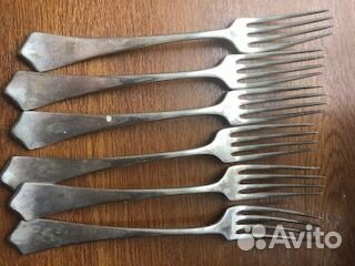 Столовые приборы СССР Кольчугин разные