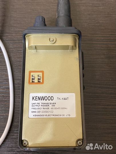 Рация kenwood tk-k4at