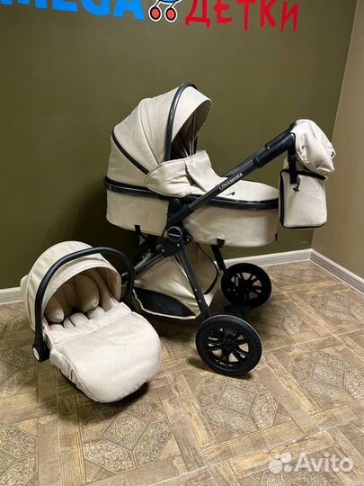 Коляска трансформер новая. С развивашками