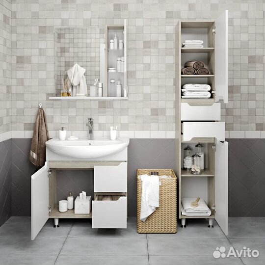 Зеркальный шкаф Рондо 75