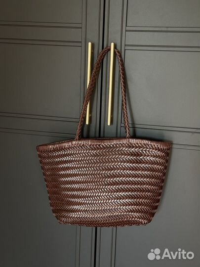 Плетеная кожаная сумка в стиле dragon diffusion