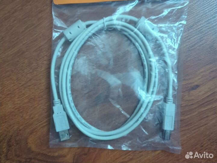 Кабель USB 2.0 AM/BM 1.8 м новый