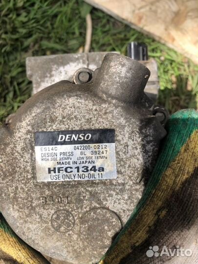 Компрессор кондиционера Toyota Prius ZVW30 2zrfxe