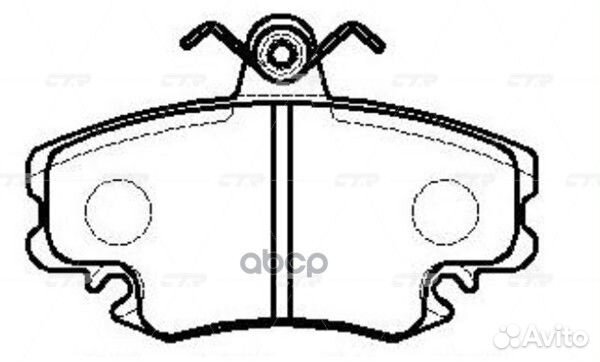 Старый номер ckrn-17) Колодки тормозные GK0925