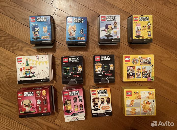 Lego коробка lego Brickheadz пустые коробки