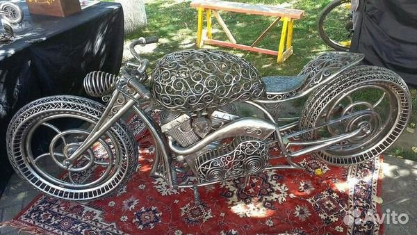 Кованый мотоцикл