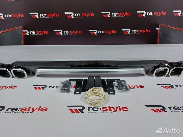 Губа задняя Toyota Land Cruiser Prado 120