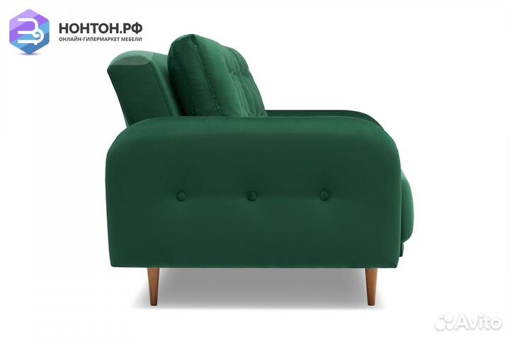 Диван книжка Париж изумрудный