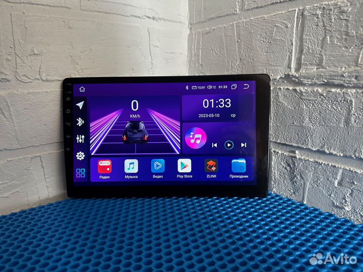 Магнитола на Android 13 qled 4G Wi-Fi GPS DSP