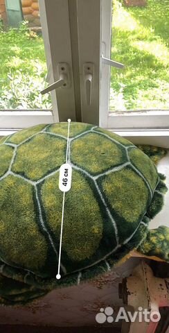 Пуф мягкая игрушка черепаха напольная