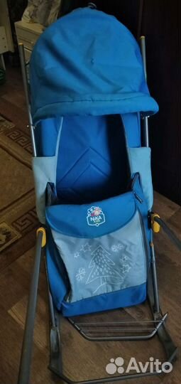 Детские санки коляска бу ника