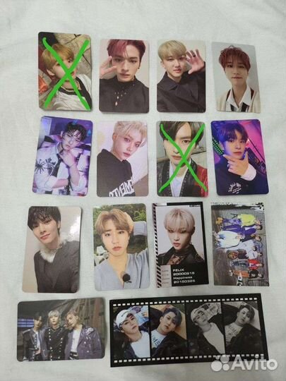 Stray Kids официальные карты и стафф