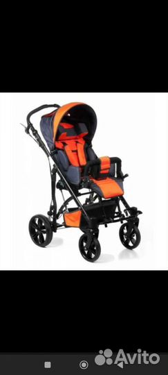 Коляска Ника фламинго для детей с дцп