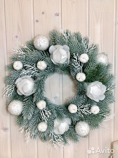 Новогодний венок Нежность