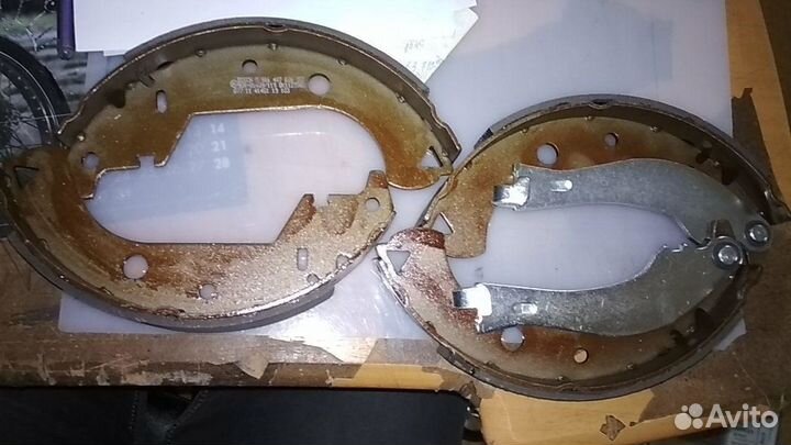 Колодки барабан fiat Doblo (119) 2001