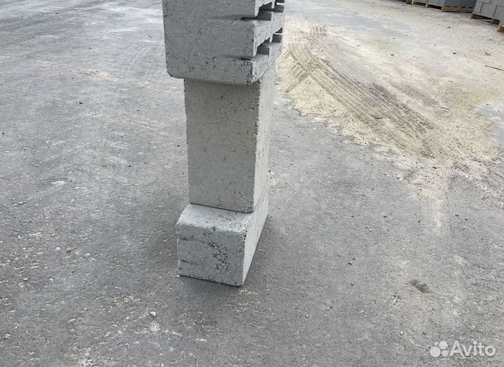 Блоки керамзитобетонные 190х190х390