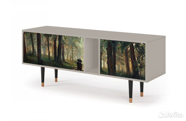 Тв-тумба T1 - Сатин - Rain in the Oak Forest