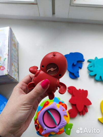 Игрушки для ванной для малышей пакетом