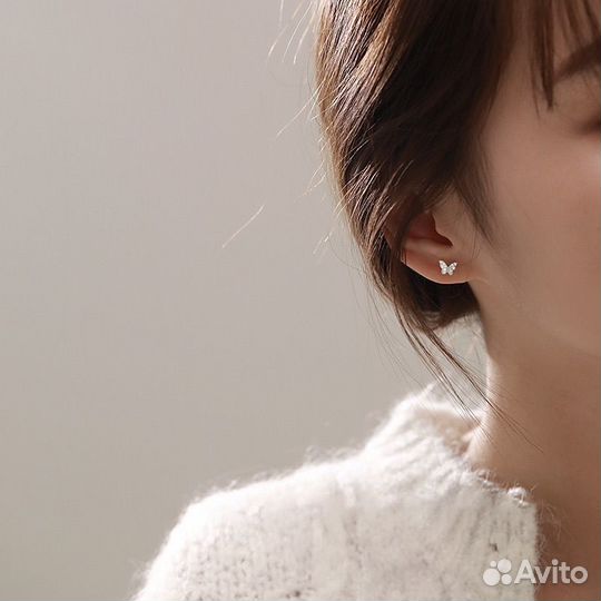 Серьги серебро 925