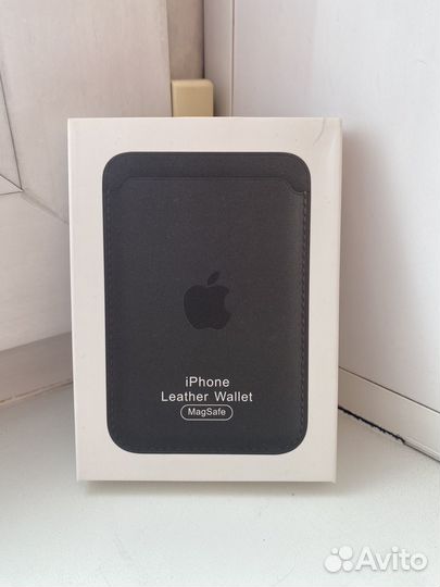 Apple magsafe leather wallet (картхолдер)