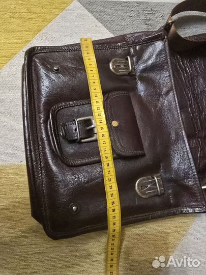 Мужская кожаная сумка б/у