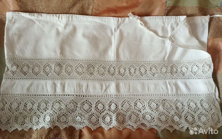 Подзоры, наволочки,скатерть старинные