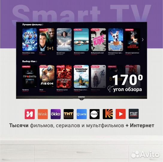 Телевизор SMART tv 32(81см) управл голосом