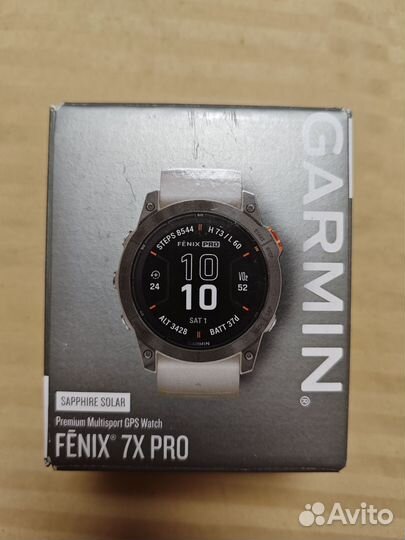 Часы Garmin Fenix 7X Pro Sapphire Solar Edition