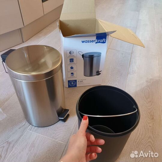Ведро с педалью wasserkraft к-665 новое