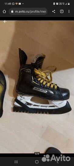 Хоккейные коньки bauer