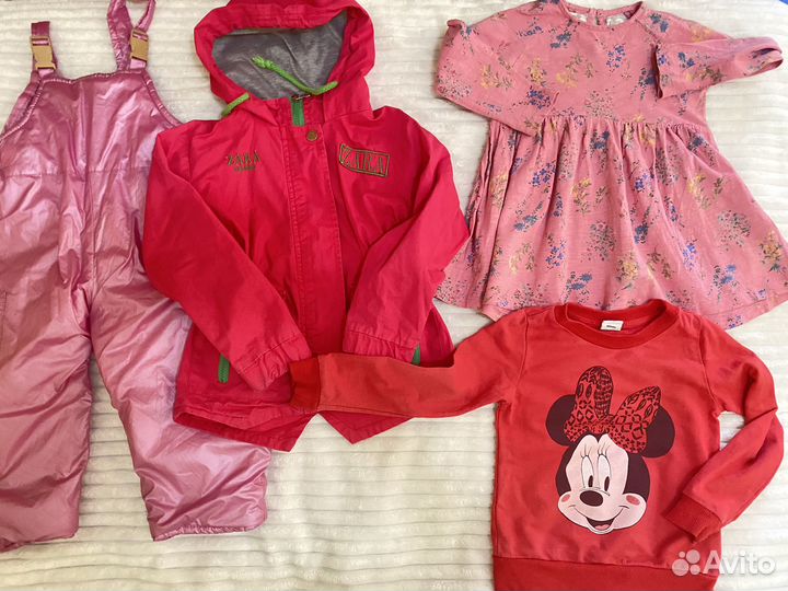 Детские вещи пакетом на девочку
