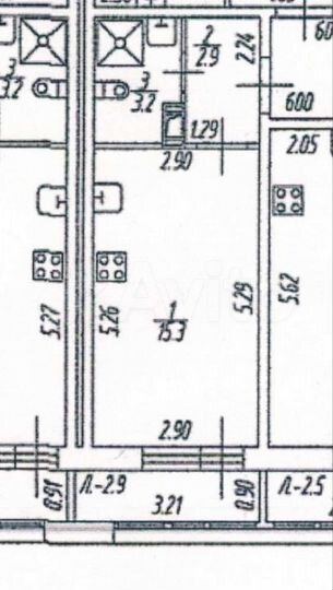 Квартира-студия, 21,4 м², 6/21 эт.
