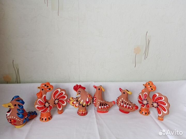 Винтаж СССР. Дымковская игрушка-свистулька