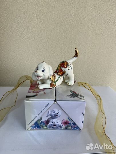 Фарфоровая статуэтка Собака Pavone Италия