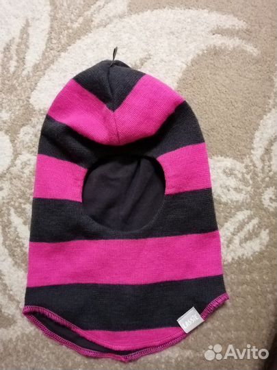 Шапка-шлем натуральная шерсть