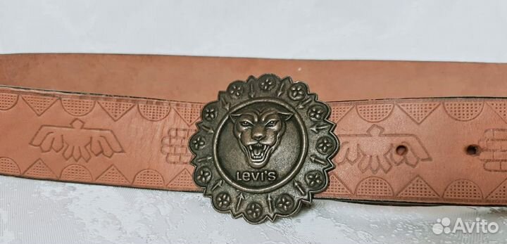 Levi's. Ремень кожаный. 95 см. Новый. Оригинал