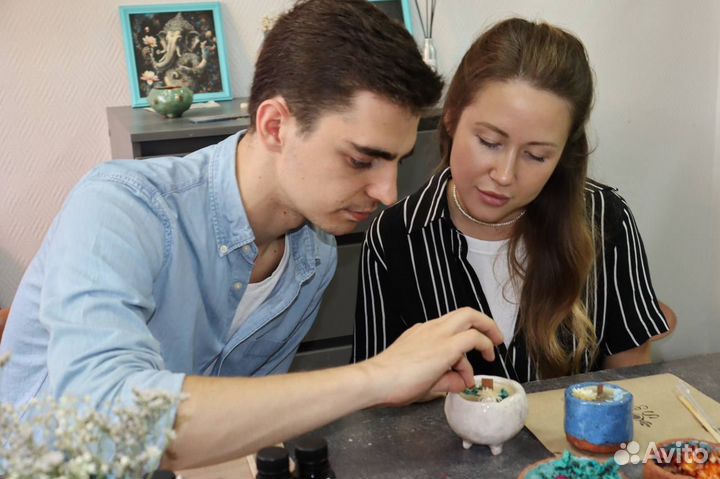 Мастер класс по изготовлению свечи