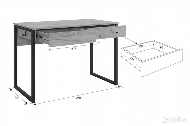 Стол Юниор (белое дерево/белый муар)