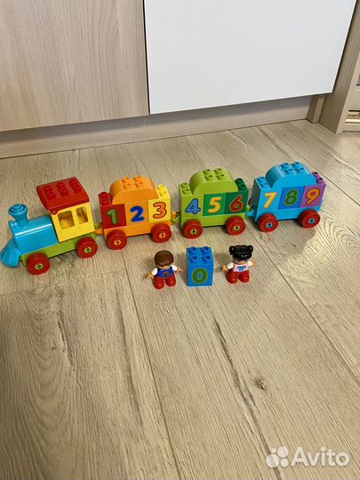 Lego duplo 10847 оригинал Поезд счет и цвета