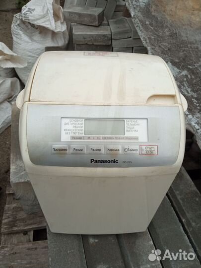 Автоматическая хлебопекарня panasonic sd-255